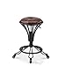 ZUOANCHEN Taburetes De Bar Ajustable Giratorio Hierro Fundido Estilo Vintage Asiento Bar Rústico Industrial Shabby Chic con Cuero De PU Relleno Grueso (Color : Brown, Tamaño : One)