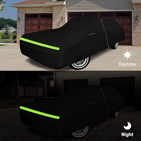 Waterproof Car Cover Compatible with 1978-1997 Oldsmobile Cutlass Supreme Sedan Coupe Accessories 210T All Weather Car Covers with — view 7