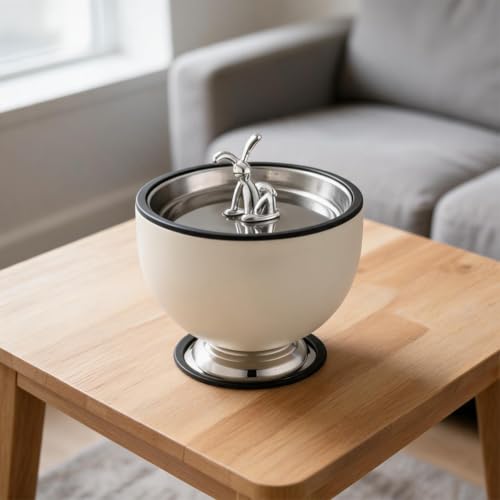 Cubeta de hielo y tazas de acero inoxidable térmicas para postres y salsas, naranja 6