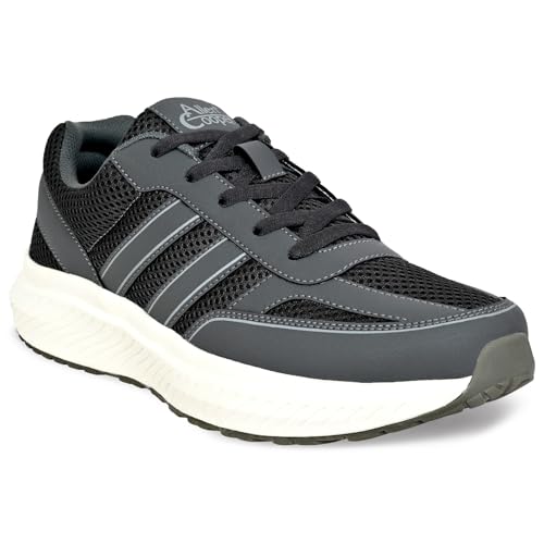 Image of Allen Cooper Training,Road Running,Cricket,Gym,Sports Comfortable Extra Max Cusion with Memory Foam Insole Running Shoes for Men(0624|Black /Grey-Sizes 6,7,8,9,10)