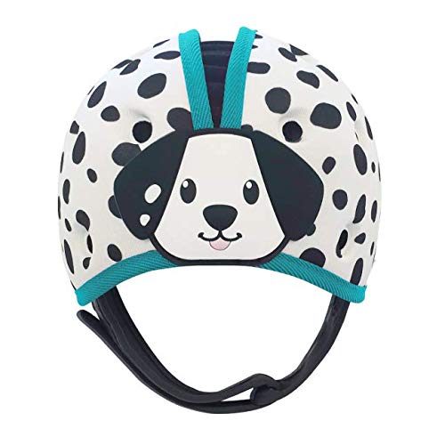 SafeheadBABY Soft Helmet for Babies Learning to Walk - Dalmatian Blue