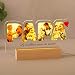 iDIY Lampe Personnalisée avec Photo Cadeau Papa Veilleuse Enfant Cadre Photo Personnalisé Lumineux Cadeau Fête Des Pères Original Noël Anniversaire Décor Maison