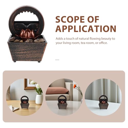 Fuente zen para interior con piedras naturales MAGICLULU para transformar tu hogar en un oasis 4