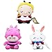 cgzlnl 3 Unids / Lote 20 Cm Alicia En El País De Las Maravillas Juguetes De Peluche, Gato De Cheshire Conejo Blanco Muñecos De Peluche Suave Regalo De Cumpleaños