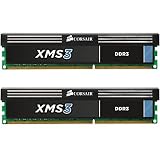 Corsair CMX8GX3M2A1600C11 XMS3 8GB (2x4GB) DDR3 1600 MHZ (PC3 12800) Desktop Memory 1.5V