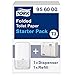 Price comparison product image Tork 956000 Folded toilet paper starter pack / Tork T3 folded toilet tissue dispenser with refill (252 sheets)