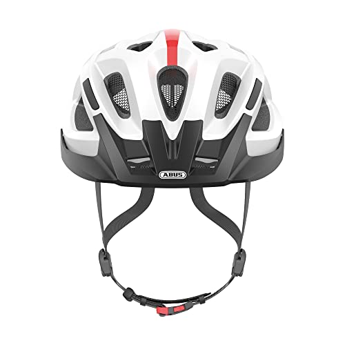 ABUS Stadthelm Aduro 2.0 - Allround-Fahrradhelm mit Licht - in sportivem Design für den...