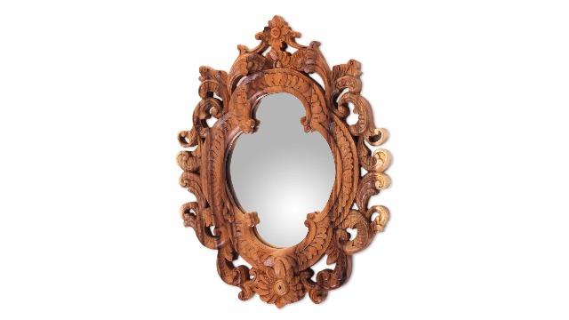 Amazon.com: NOVICA Natural Suar Wood East Meets West Hand Carved