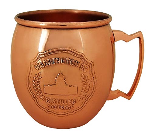 Americaware Washington DC Embossed Copper Moscow Mule Mug