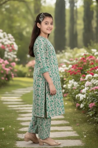 Image of Girls Girls Kurta Set