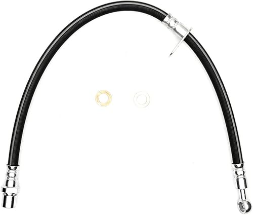 Dynamic Friction Company Manguera de línea de freno delantero derecho 350-13025 para Subaru Legacy 2000-2009, Subaru Impreza 2002-2016, Saab 9-2X