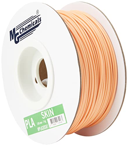 MG Chemicals Light Skin PLA 3D Printer Filament, 2.85 mm, 1 kg Spool