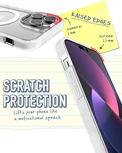 Image of Smartish iPhone 14 Pro Max Slim Case - Gripmunk Compatible with MagSafe [Lightweight + Protective] Thin Grip Cover - Nothin' to Hide