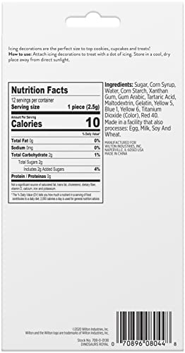 Wilton Dinosaurs Icing Decorations #TOP2