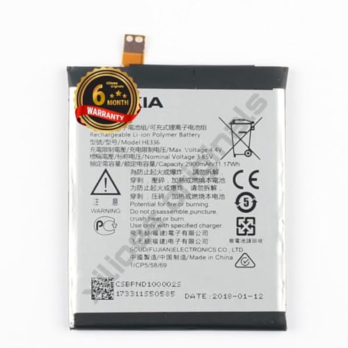 Image of HE336 Battery for Nokia 5 3.1 (TA-1063) / 5.1 (TA-1075) / (TA-1053) Battery with 6 Month Warranty ** (C9)