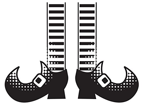 Darice 1218-35 Embossing Folder, 4.25 by 5.75-Inch, Witch Boots Design