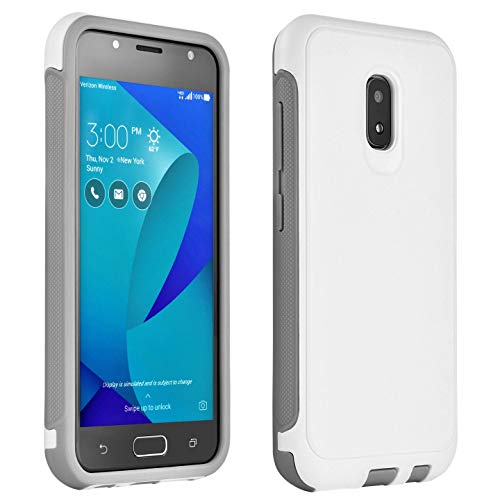Asus Zenfone V Live Case Rugged Heavy Duty Dual Layer White A009 V500Kl (Ikon Case) #TOP1