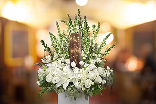 Image of Gold Cross Scattering Tubes for Human Ashes TSA Approved Scattering Urn and Eco-Friendly Biodegradable Urns for Human Ashes & Biodegradable Urn for Burial at Sea
