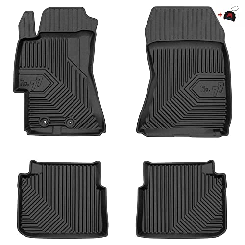 M MOTOS Tapis de voiture en caoutchouc pour Subaru Impreza III 2007-2011 Améliorez votre confort de voyage avec le tapis antidérapant Auto No.77- Tapis de sol tous temps pour voiture, protection contr
