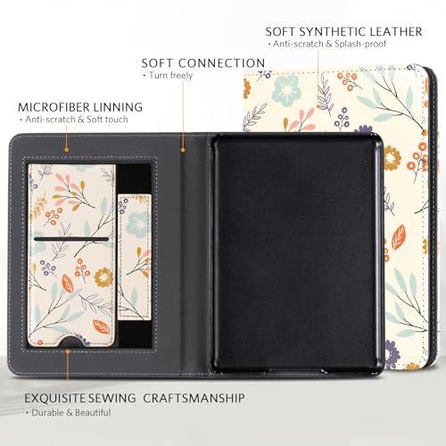 Image of CoBak Case with Stand for 6.8 inch E-Book Reader -Cover with Auto Sleep Wake,Card Slot,Hand Strap Feature - Fits 11th Generation（not Compatible with Meebook /KoBo）