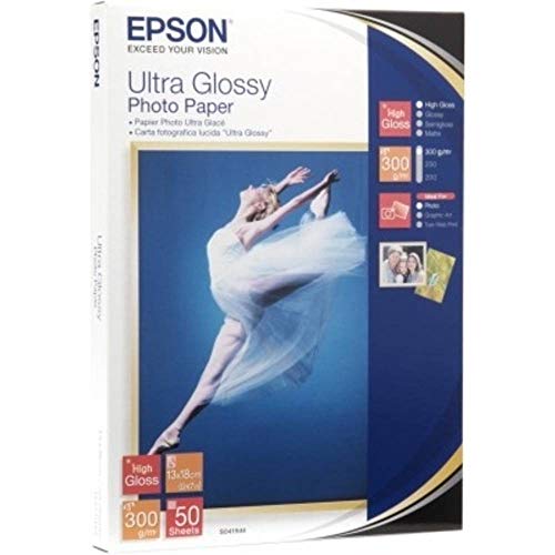 Epson S041943 Carta fotografica lucida Ultra Glossy 10 x 15 cm, confezione da 50 pezzi