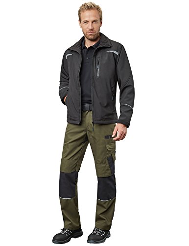 PIONIER 5870-xxl "outdoor-tools Softshell chaqueta, negro, tamaño 2 X -LARGE