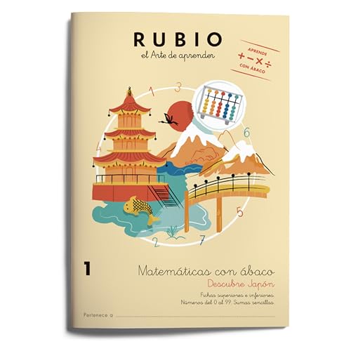 1 Matemáticas con ábaco. Descubre Japón | RUBIO | Sumas sencillas. Números del 0 al 99