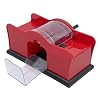 CHH Hand Cranked Card Shuffler Manual Card Shuffler for Standard or Bridge-Sized Playing Cards Quiet and Easy to Use - Designed for 2 Decks