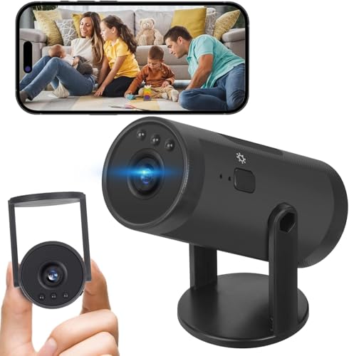 Générique CameraEspion, Mini Caméra de Surveillance WiFi 1080P Intérieur/Extérieur,12h Enregistrement Continu, Micro Caméra avec Vision Nocturne,Détection de Mouvement,Enregistrement à Distance