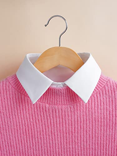 Verdusa Women's Fake Collar Detachable Dickey Collar Half Shirts Blouse3