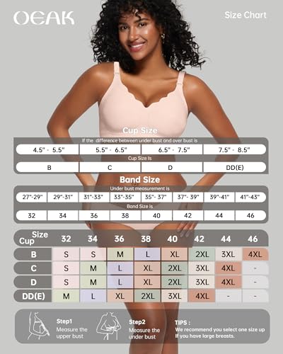 50% Off OEAK Women's Scalloped Push Up Bra - Image 7