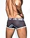 Croota Men's Check Pattern Low Rise Boxer Briefs, NA01M Chocolate