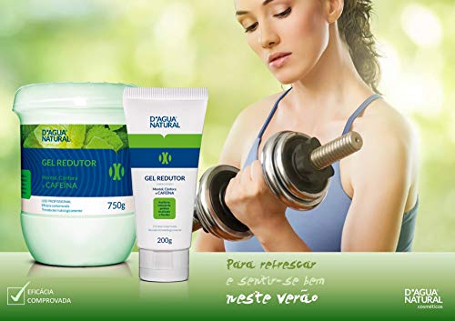 Kit Massagem Pimenta Negra, Esfoliante Forte Abrasão e Gel Redutor Dagua Natural