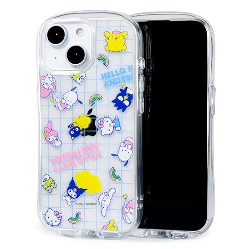 Coque iPhone 15 Hello Kitty iFace Look in transparente antichoc