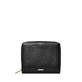 Fossil Mini Cartera Multifunción Logan RFID para Mujer, 11.1 cm de Largo x 2.5 cm de Ancho x 8.9 cm de Alto, Negro
