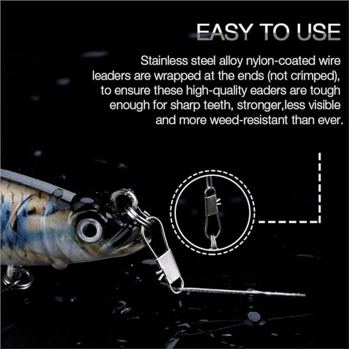 Anzuelos de Pesca Yantbin 32LB 40 Piezas miniatura 3