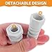 Angoily 10Pcs Cable Gland Joint Adjustable Nylon Strain Relief Connectors for Industrial Automation Cord Grip Durable and Twist Resistant Reliable Connection for Power