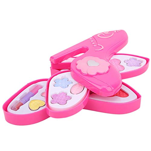 BTER Coffret de Maquillage Pretend Girls Play, Ensemble de Maquillage Soluble dans l'eau, pour Filles et Enfants(High Heels Makeup Color Box) Cover