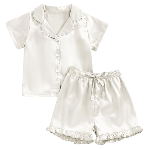 Traje de dos piezas para niñas con blusa de solapa corta y pantalones cómodos #137
