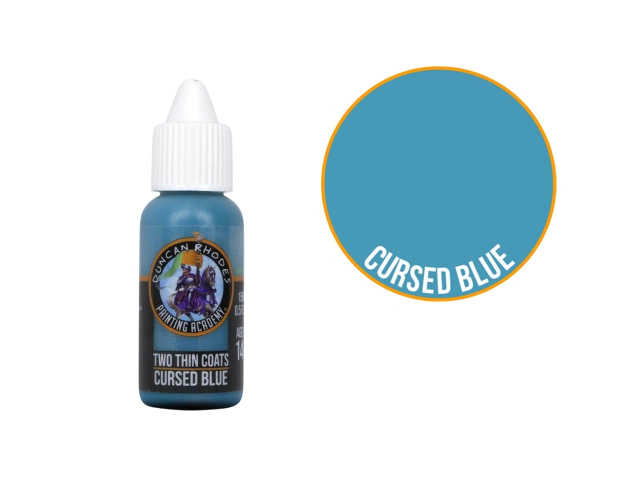 Cursed Blue Two Thin Coat Wave Two Paint Midtone