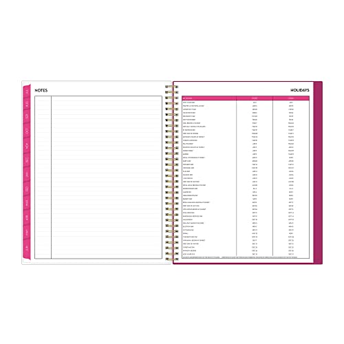 Blue Sky 2023-2024 Academic Year Weekly And Monthly Planner, 8.5" X 11", Flexible Cover, Wirebound, Mahalo (100149-A24) #TOP7
