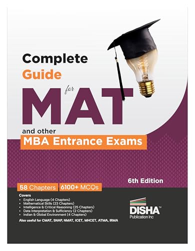 Image of Complete Guide for MAT and other MBA Entrance Exams 6th Edition | Management Aptitude Test | Previous Year Solved Questions PYQs