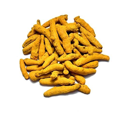 ** Khyati Naturals Premium Haldi Gathiya 1250g & Tulsi Seeds 150g Combo | Krishna & Shyama Tulsi Manjari Beej | Grocery Herbs & Spices 2