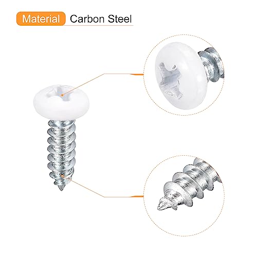 25 Tornillos Autoperforantes ST4x14mm Cabeza Plana Phillips miniatura 4