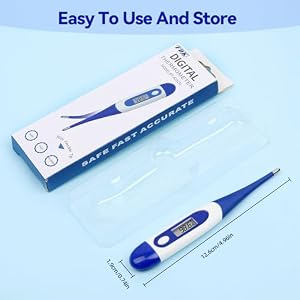 FDK Thermometers for Adults & Kids - Medical Grade, Accurate Oral/Armpit, Ideal for Travel, Easy-to-Read Digital Display, Default, BT-A21CN FDK Thermometers for Adults & Kids – Medical Grade, Accurate Oral/Armpit, Ideal for Travel, Easy-to-Read Digital Display, Default, BT-A21CN