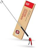 mr. soda blaster | Druckluftpistole lang mit großer Venturidüse und 90° Winkeldüse | +100% Luft | 1200 l/min | Industriequalität - Luftpistole | Luftdruckpistole | Ausblaspistole | AP-VT-1000