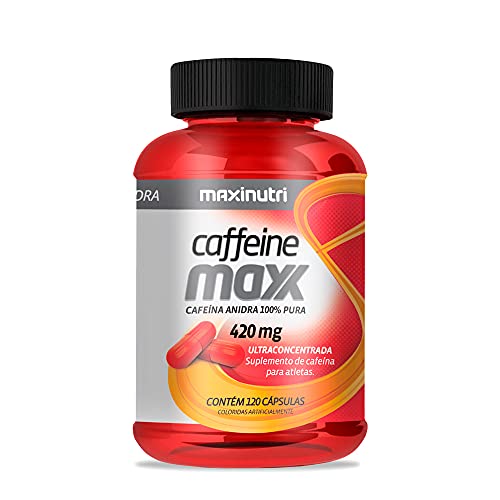 Caffeine Maxx (Cafeina) 420mg 120 cápsulas Maxinutri