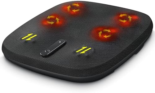 Nekteck Shiatsu Foot Massager with Heat, FSA Eligible Electric Kn...