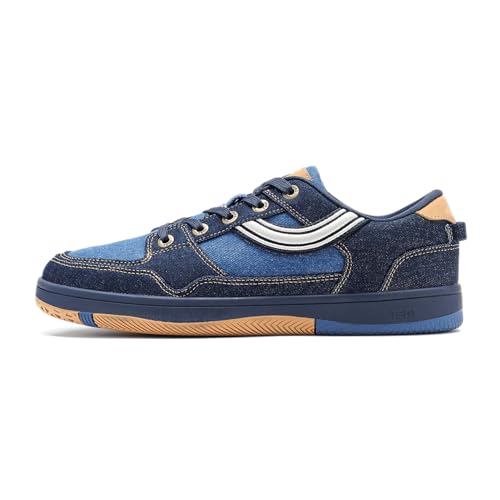 Image of By Sachin Tendulkar Unisex Sundowner Lifestyle Denim Sneakers | All Day Comfort