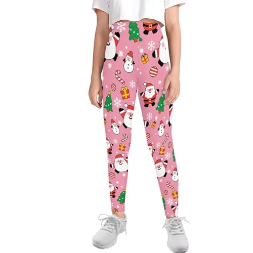 Upetstory Yoga Legging Workout Pants for Girls Kids Size 4-13 Years Old2